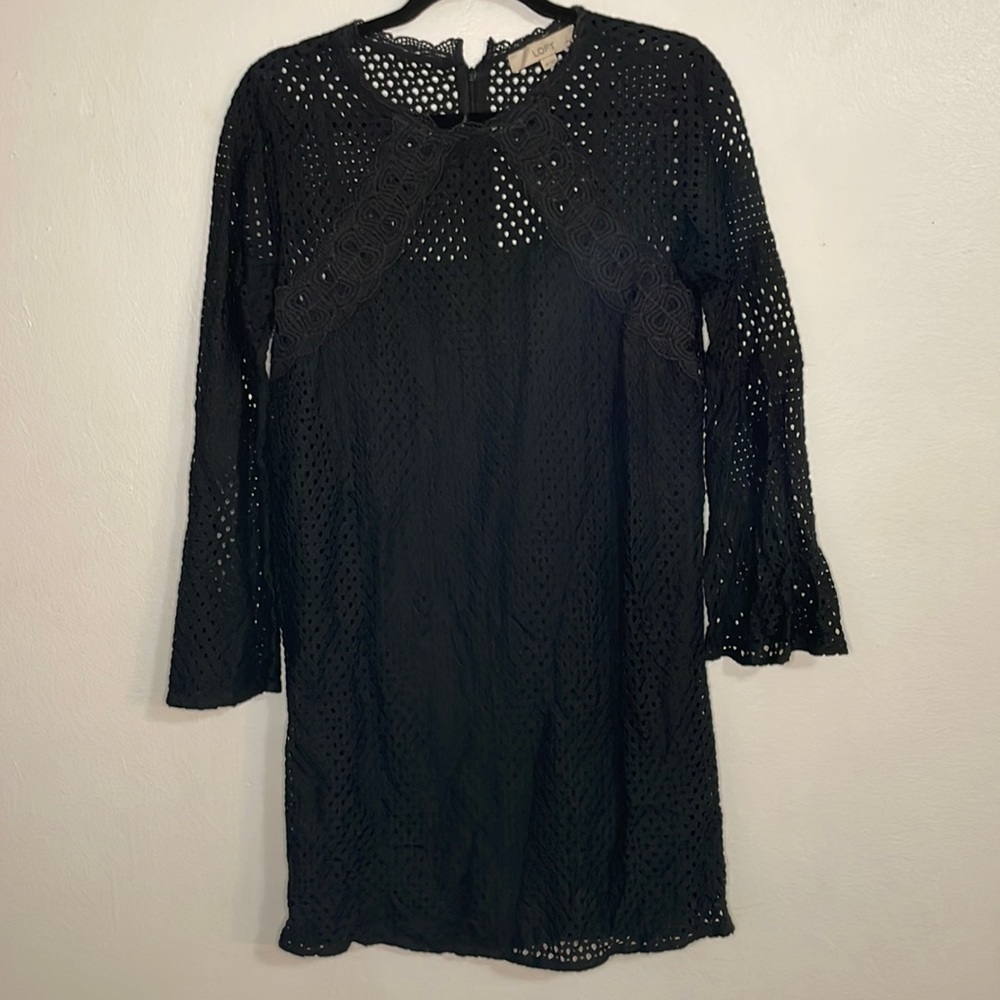 Loft black dress